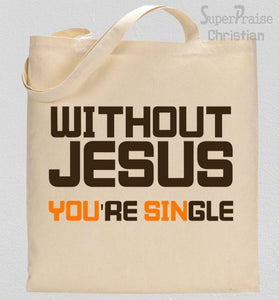 Bible Verses for Singles Tote Bag