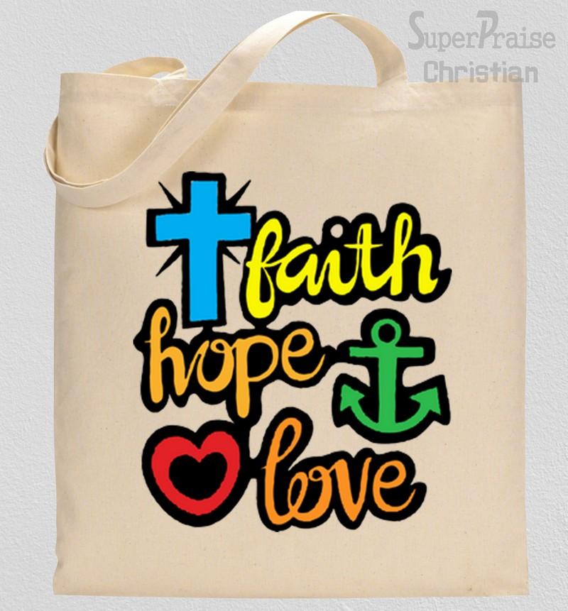 Download Faith Hope Love Tote Bag