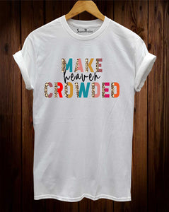 Make Heaven Crowded Leopard Print Christian T Shirt