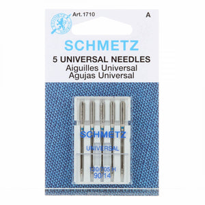 Schmetz Universal Sewing Machine 5 Needle Pack, 90/14-Notion-Spool of Thread