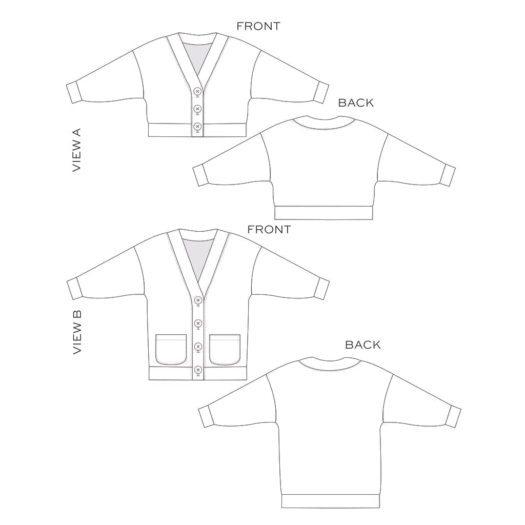 True Bias Marlo Sweater Sizes 0-18 Paper Pattern – Spool of Thread