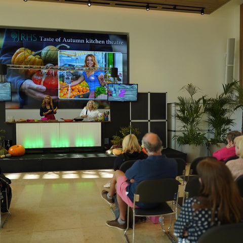 Lerato cookery demo at RHS 