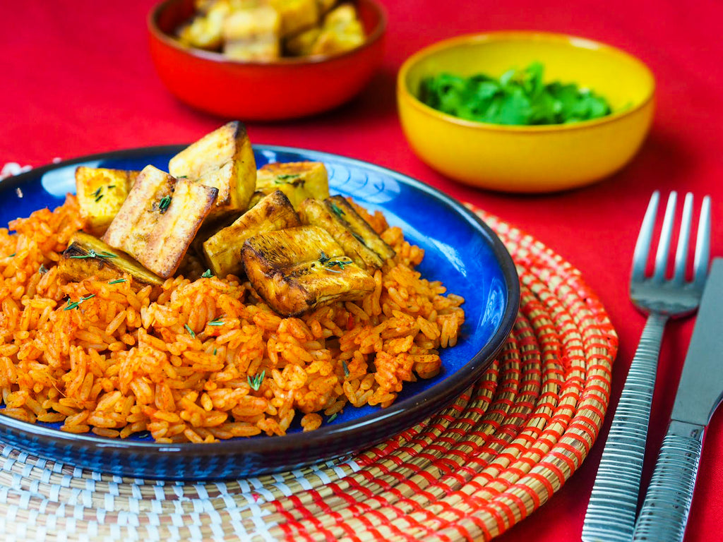 Lerato Jollof rice with Tilda