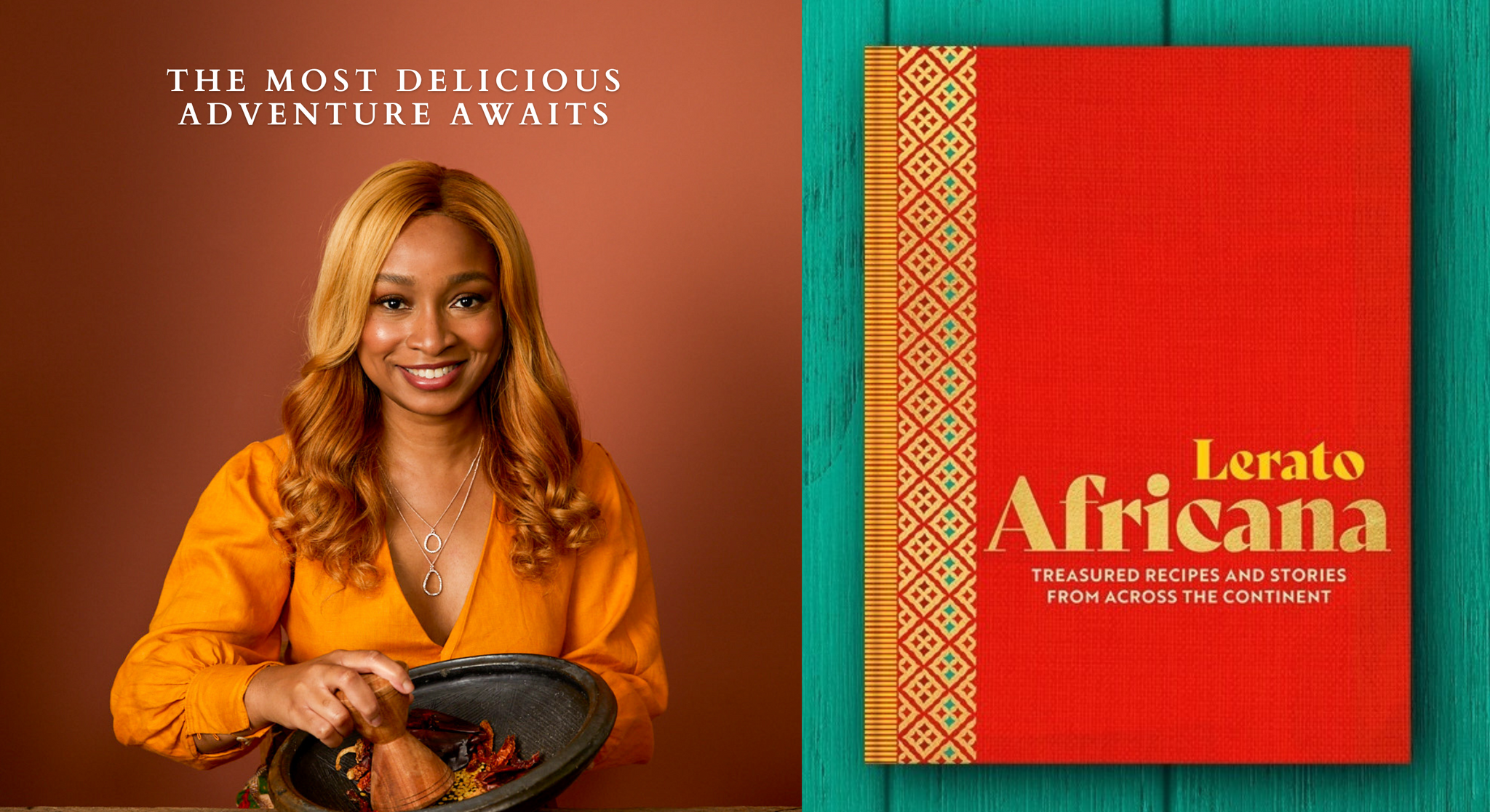 Lerato & her award winning book Africana