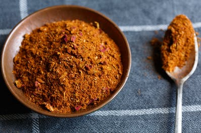 Ras-el-hanout spices at Lerato Cookery Class in Eastbourne