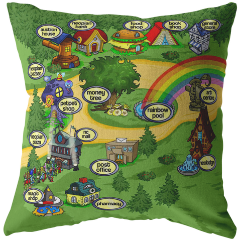 neopets pillow, neopet gift, neopet money tree, neopet rainbow pool, neopia