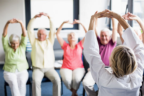 Chair Yoga for the Elderly: Improve Flexibility and Health from the Comfort  of Your Seat - EACH