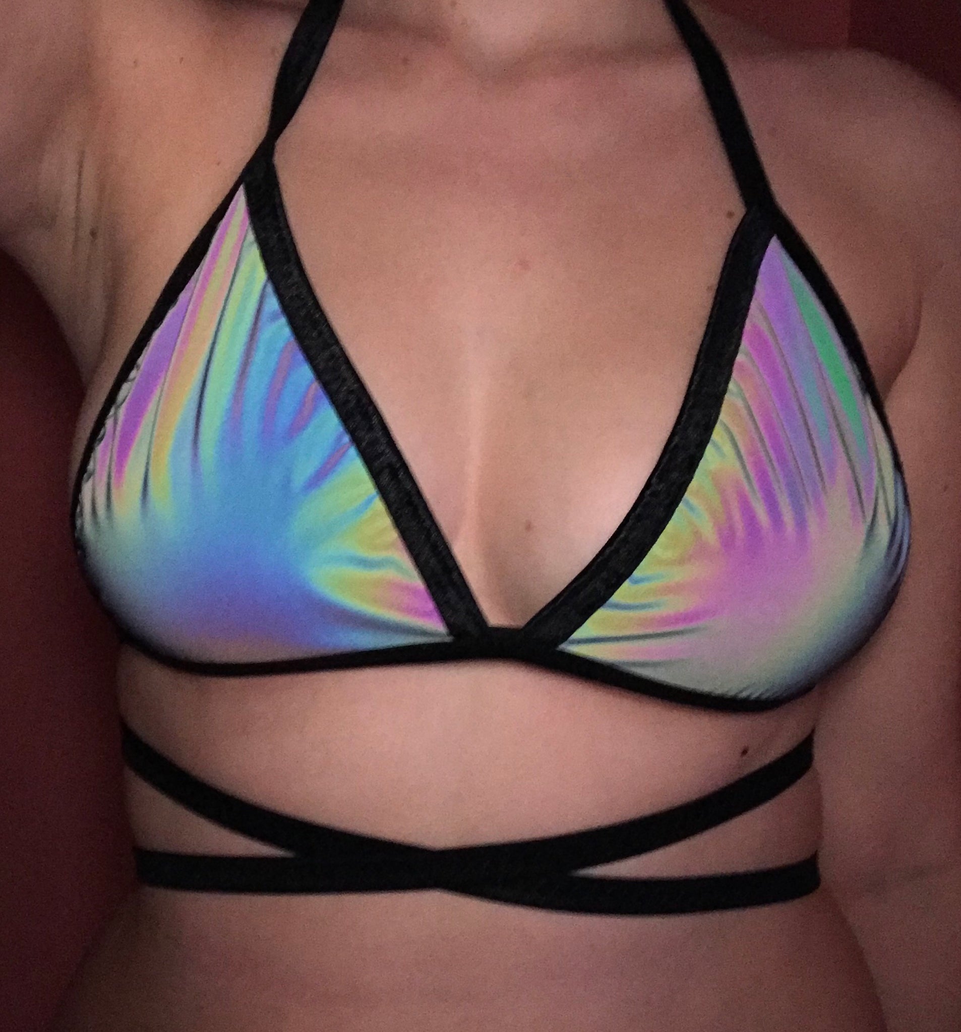 reflective bralet