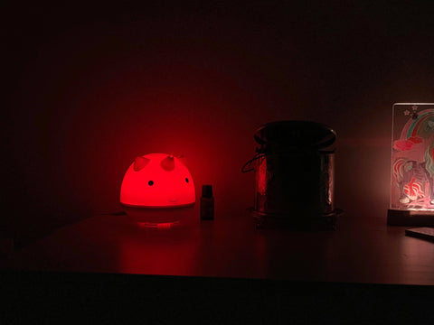 red baby night light