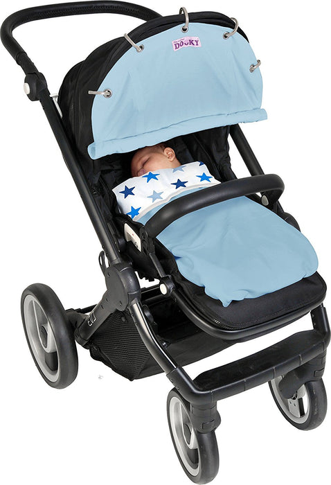 baby blue pushchair