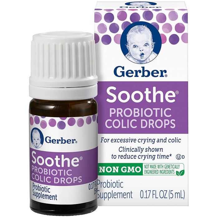 gerber soothe probiotic colic drops