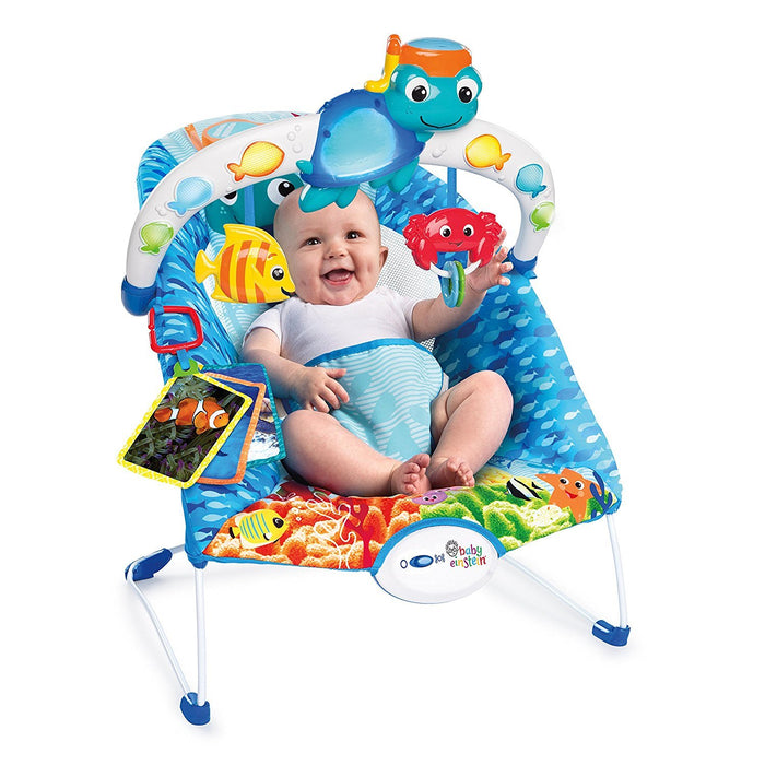 baby einstein neptune lights & sea bouncer