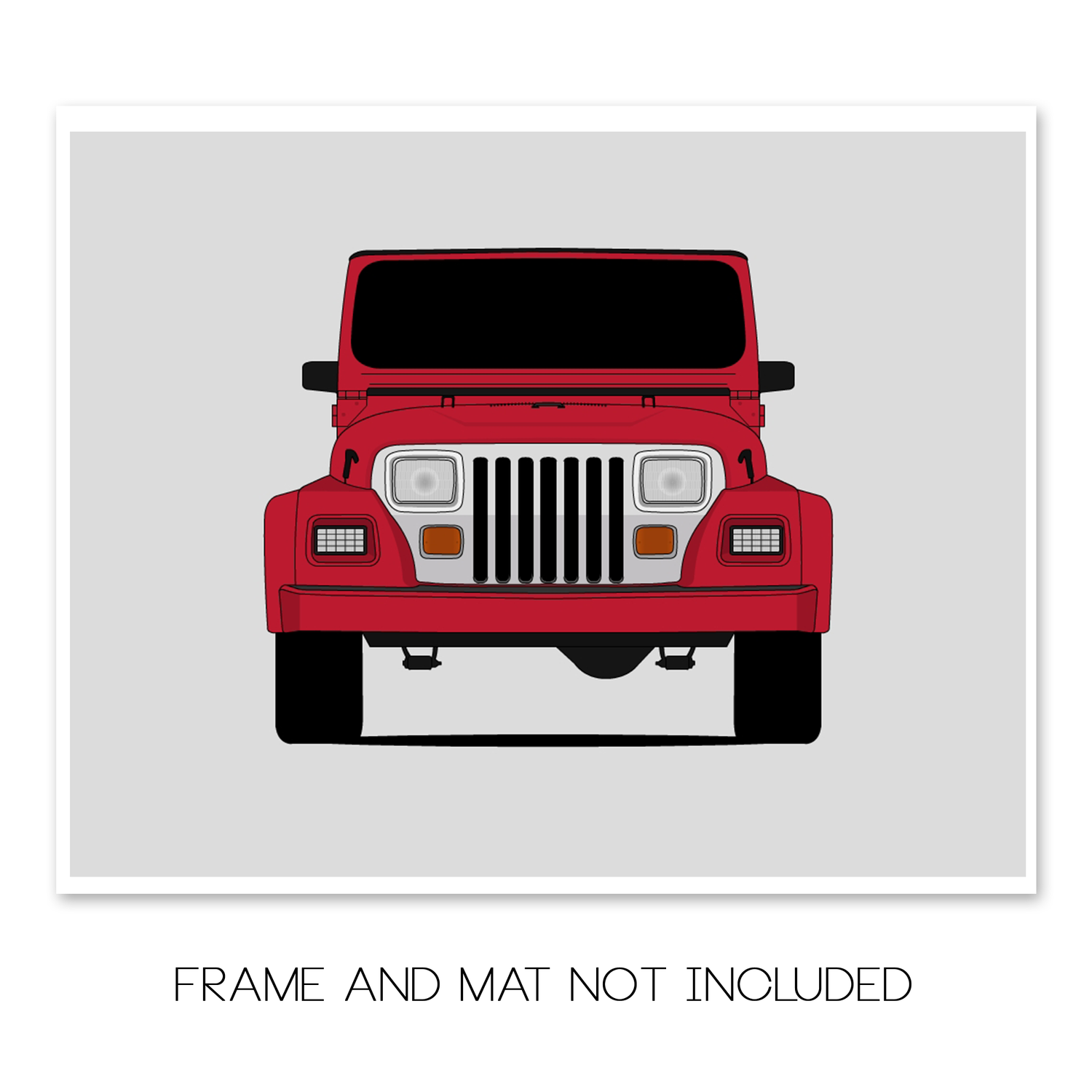 Jeep Wrangler YJ Renegade (1990-1994) 1st Generation Car Poster – Custom  Car Posters