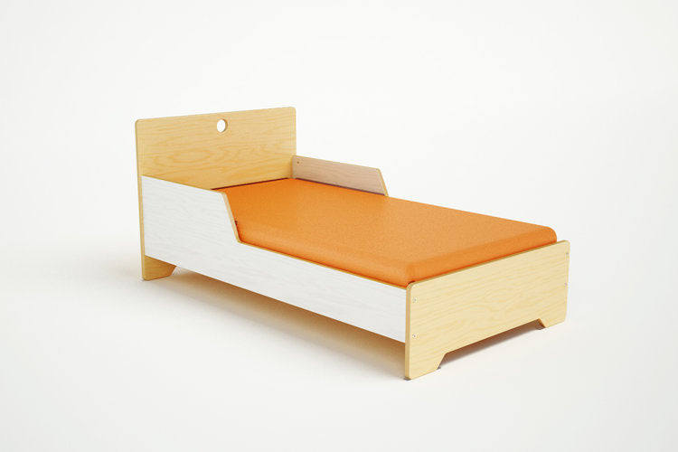 white junior bed