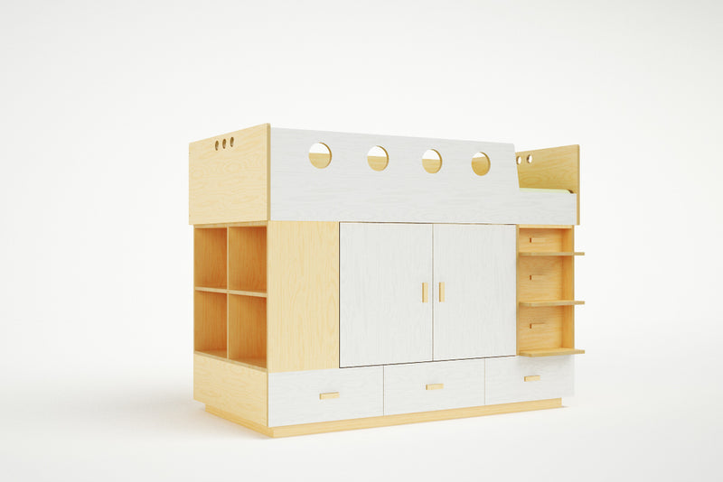 Dumbo Desk, Modular Desk and Shelf Unit