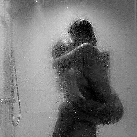 shower together man woman