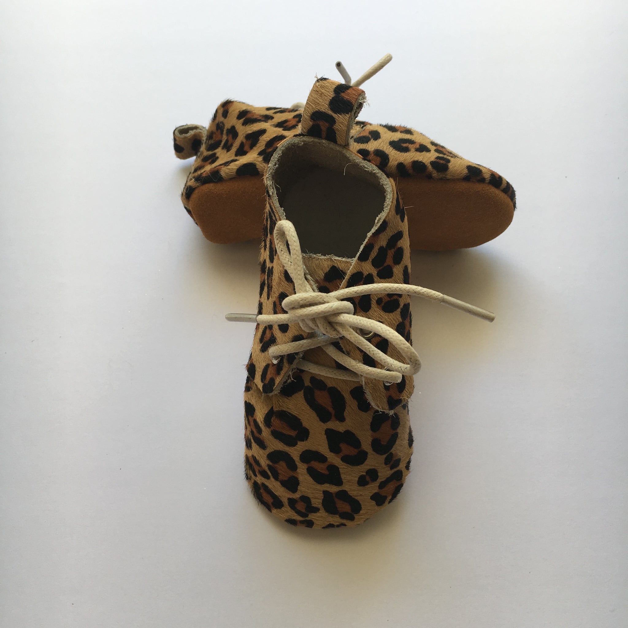 baby leopard moccasins