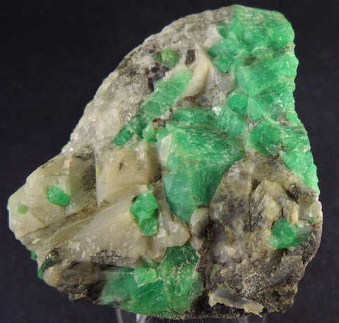 Emerald Raw Mineral Specimen Rock Matrix