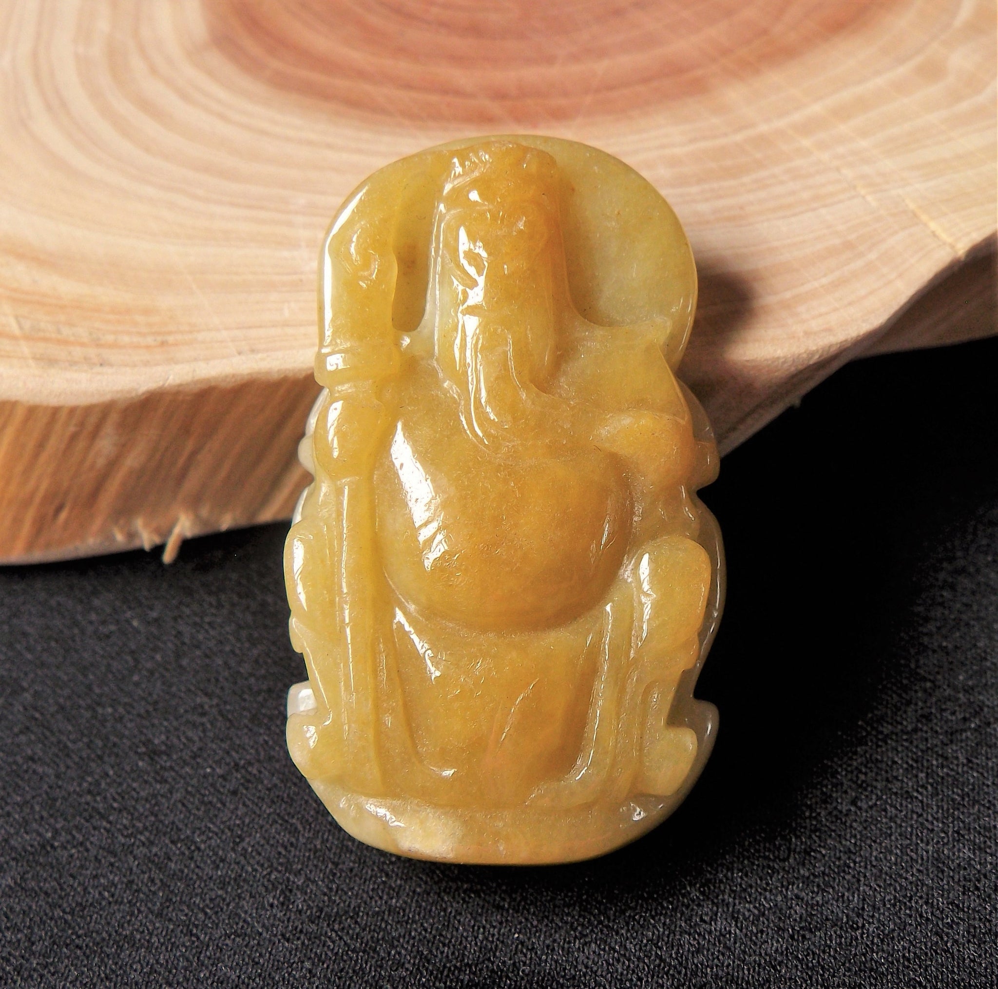 guan yu jade pendant