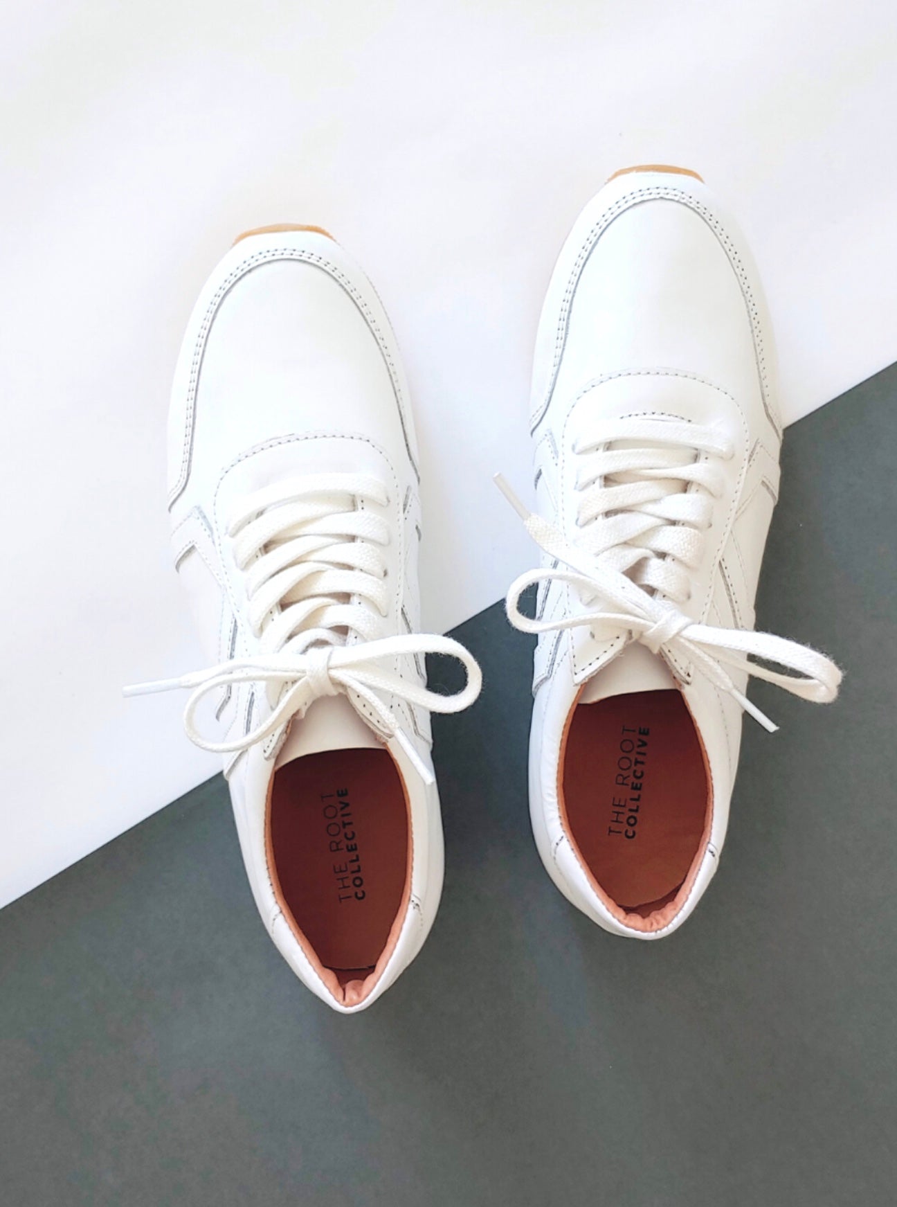 Jessie Sneaker in Solid Snow Leather (FINAL SALE)