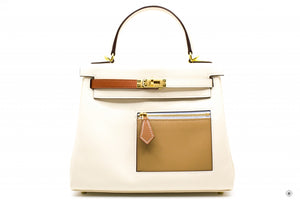 Hermes Mini Kelly I Bag CK18 Etoupe Swift GHW