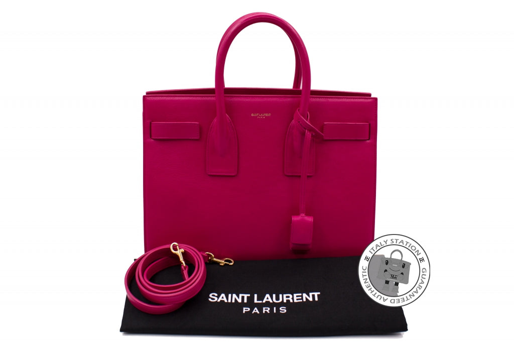 saint laurent hot pink bag