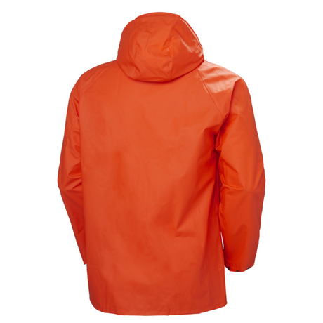 Helly Hansen Workwear Mens Storm Rain Jacket - Dark Orange/Black: XL -  Outback Jacks Ireland