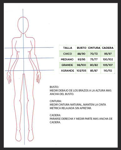 Guia de Tallas JR