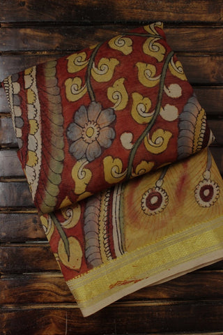 Kalamkari Saree - Shop for Authentic Kalamkari Sarees Online - Matkatus ...