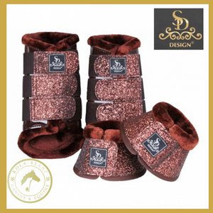 SD® Glitter Brushing Boots - Brown (set 