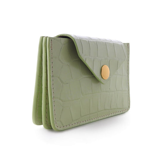 Women's Small Card Case Wallet with Flap