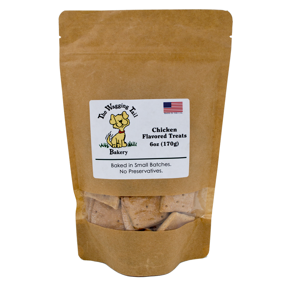 Wagging Tails Dog Treats – Bucky Badger Cheese