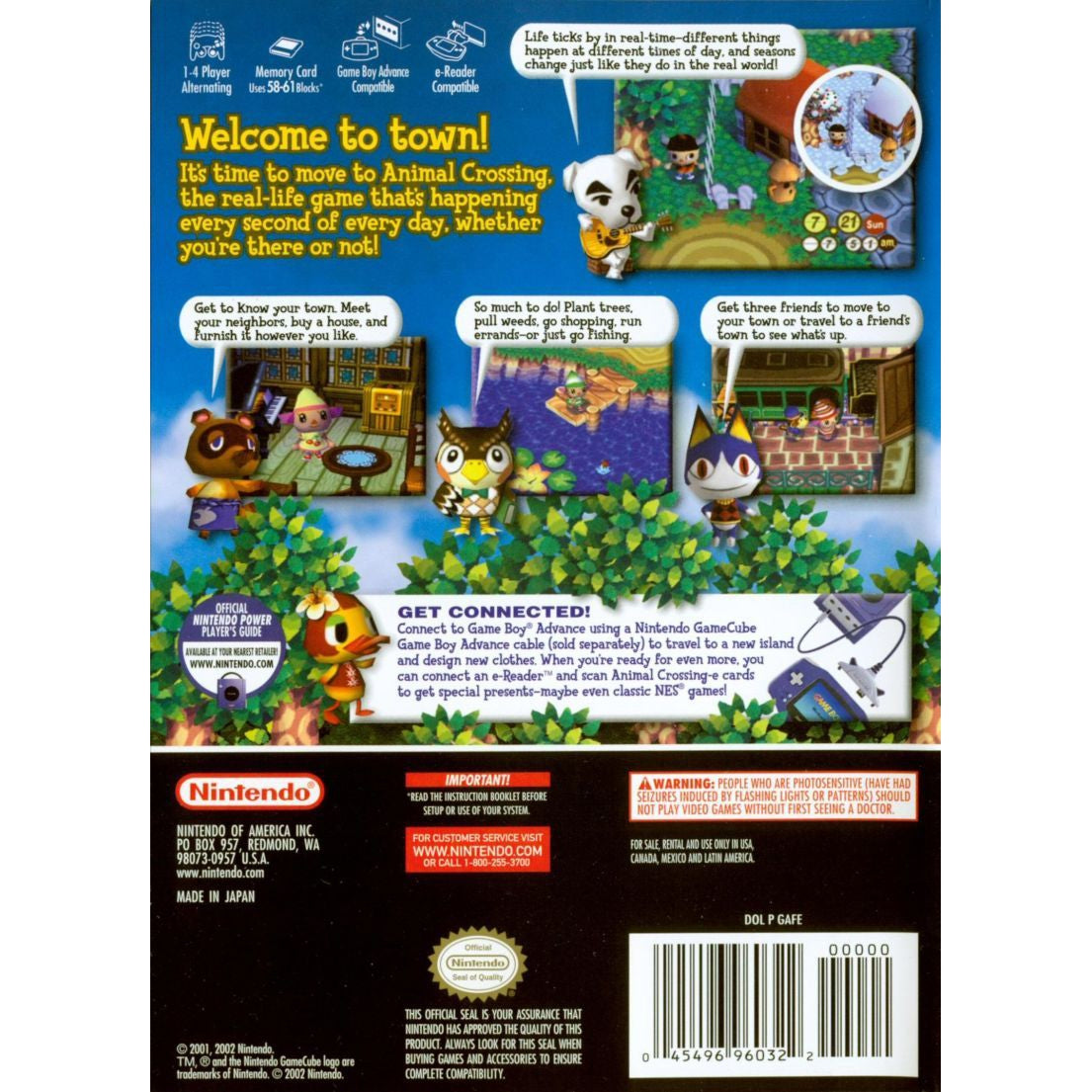 animal crossing gamecube nes games