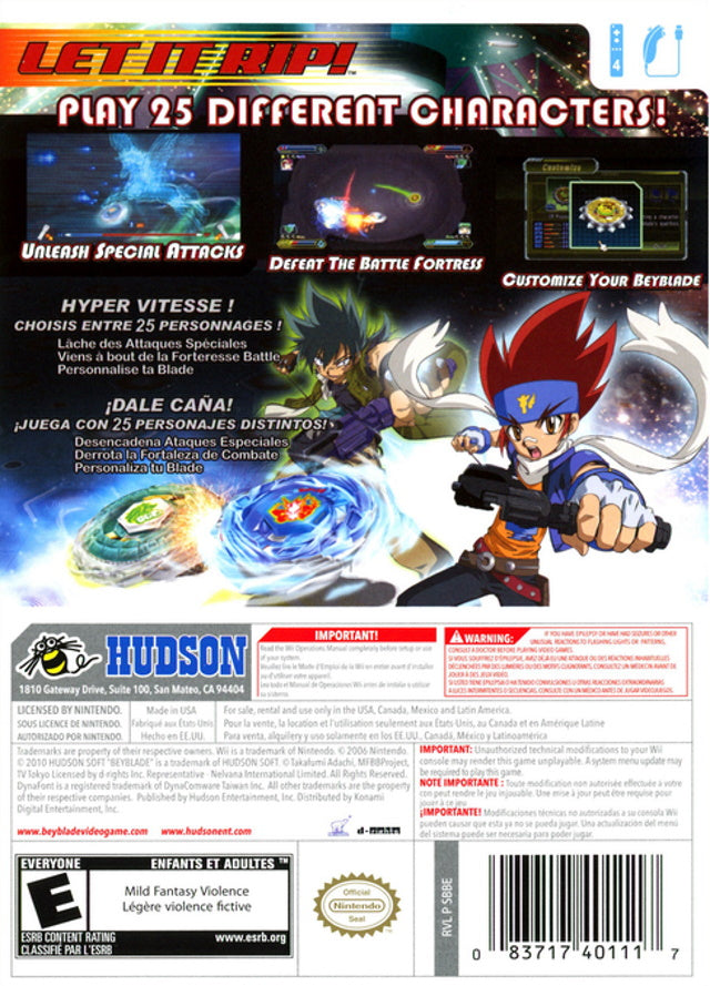 Beyblade Metal Fusion Wii Review Beyblade: Metal Fusion - Battle Fortress - Nintendo Wii Game For Sale