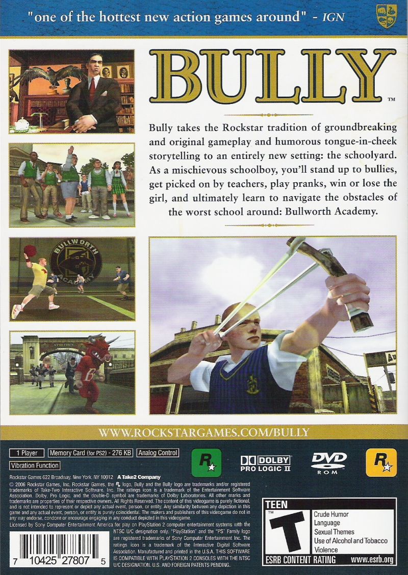 bully ps2 review