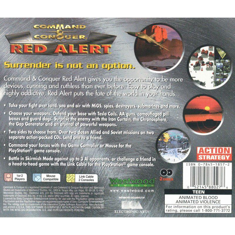 playstation 1 game like command and conquer red alert