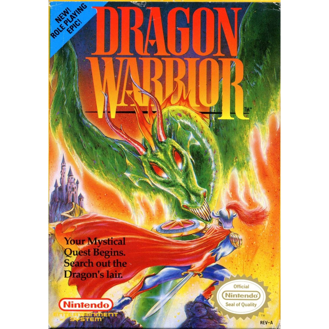 Dragon Warrior Authentic Nes Game Cartridge Your Gaming Shop