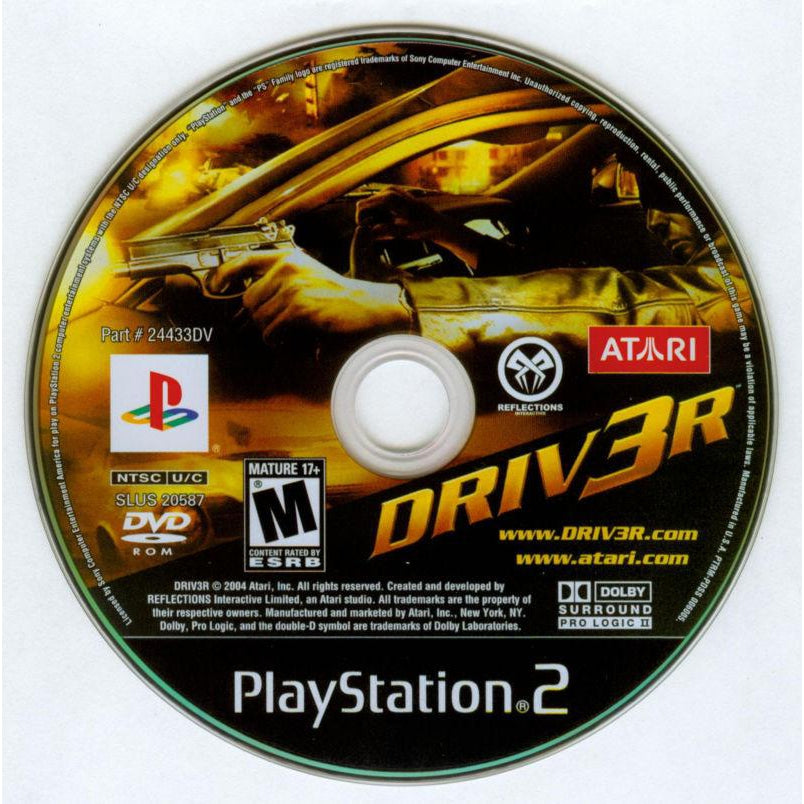 Driv3r (Driver 3) - PlayStation 2 (PS2) Game