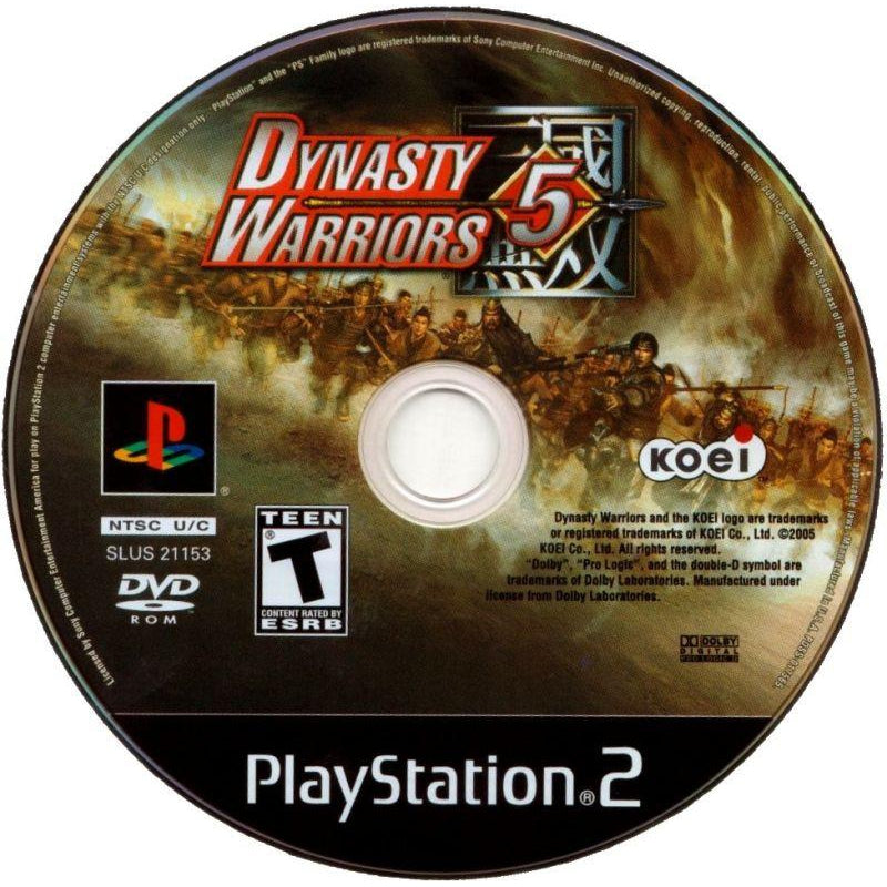 Dynasty Warriors 5 - PlayStation 2 (PS2) Game – Your Gaming Shop