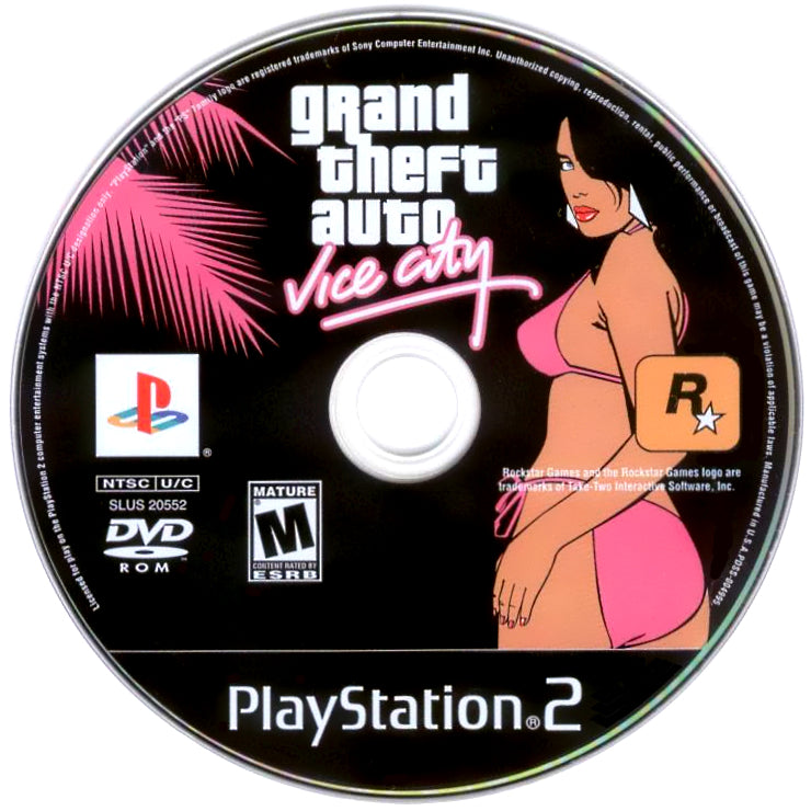 Grand Theft Auto Vice City Playstation 2 Ps2 Game