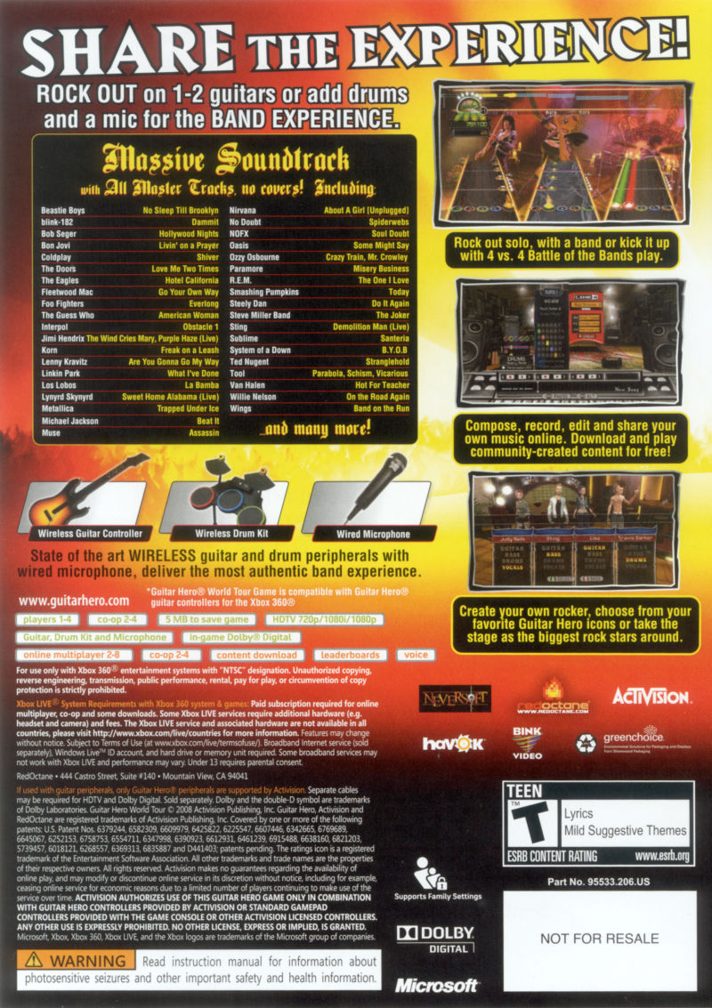 guitar hero world tour pc torrent