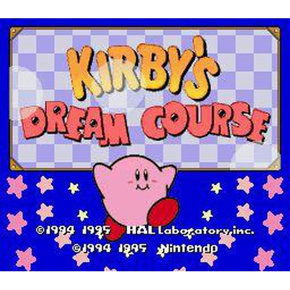 download super nintendo kirby dream course