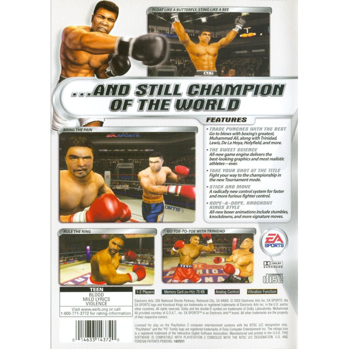 knockout kings 2002 ps2