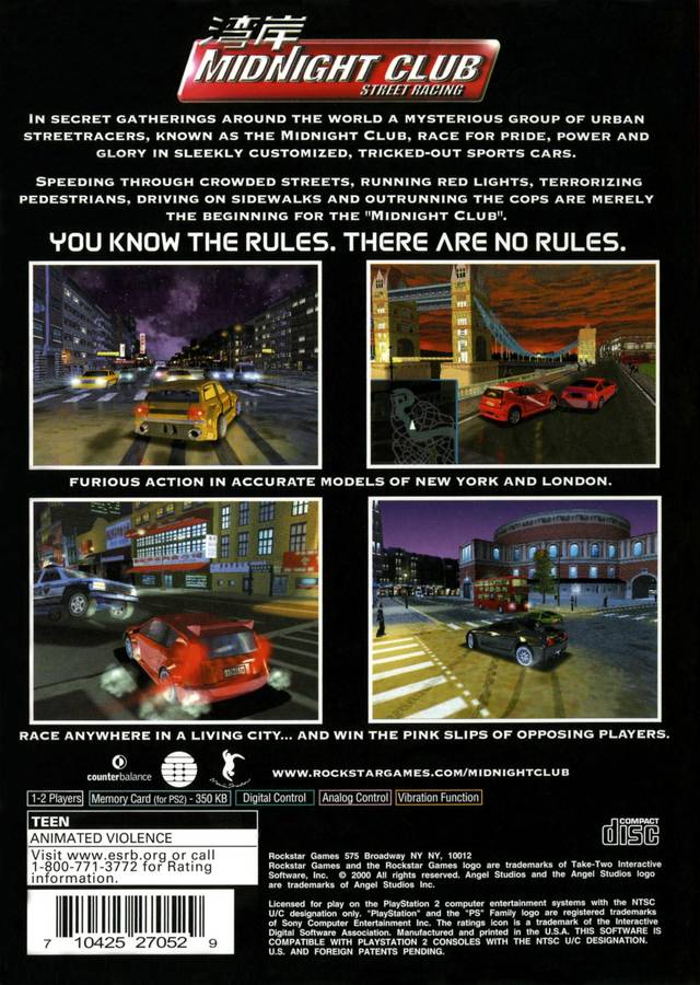 midnight club 2 ps2 gameplay