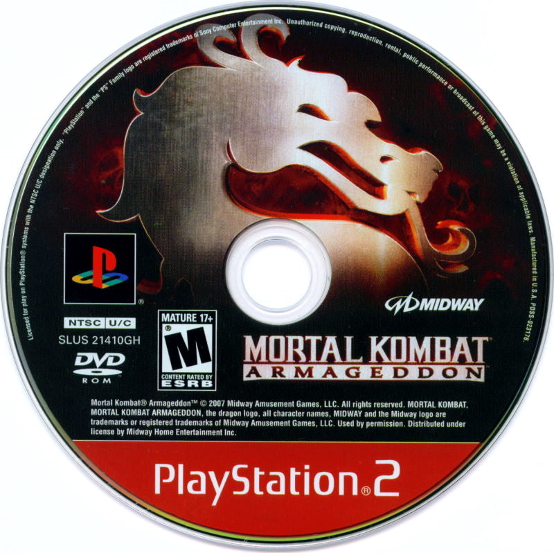 playstation 2 mortal kombat