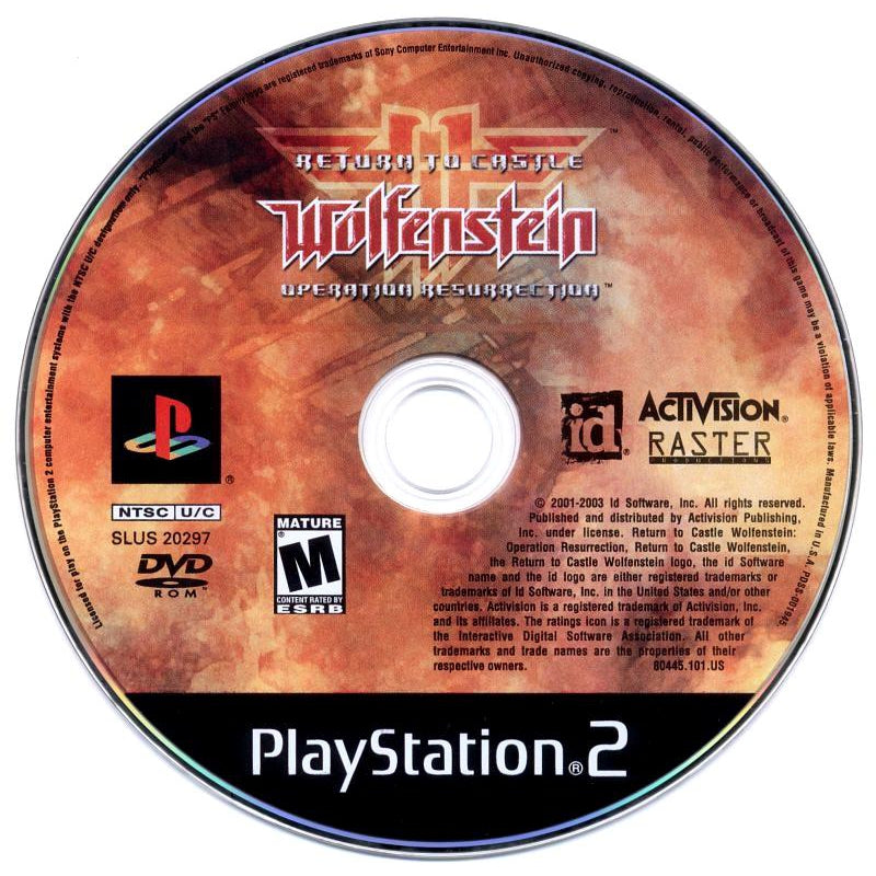 cheat codes for return to castle wolfenstein for ps2