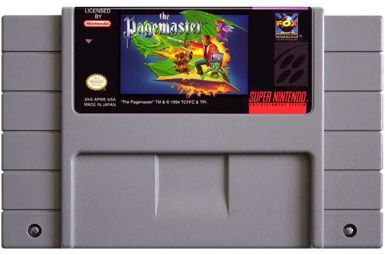 SNES The Page Master 海外 スーパーファミコン+granadacochesocasion.es