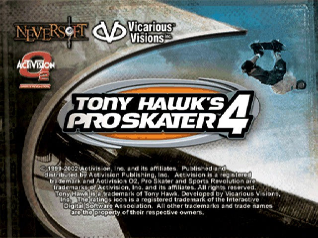 download tony hawk pro skater 4 ps2