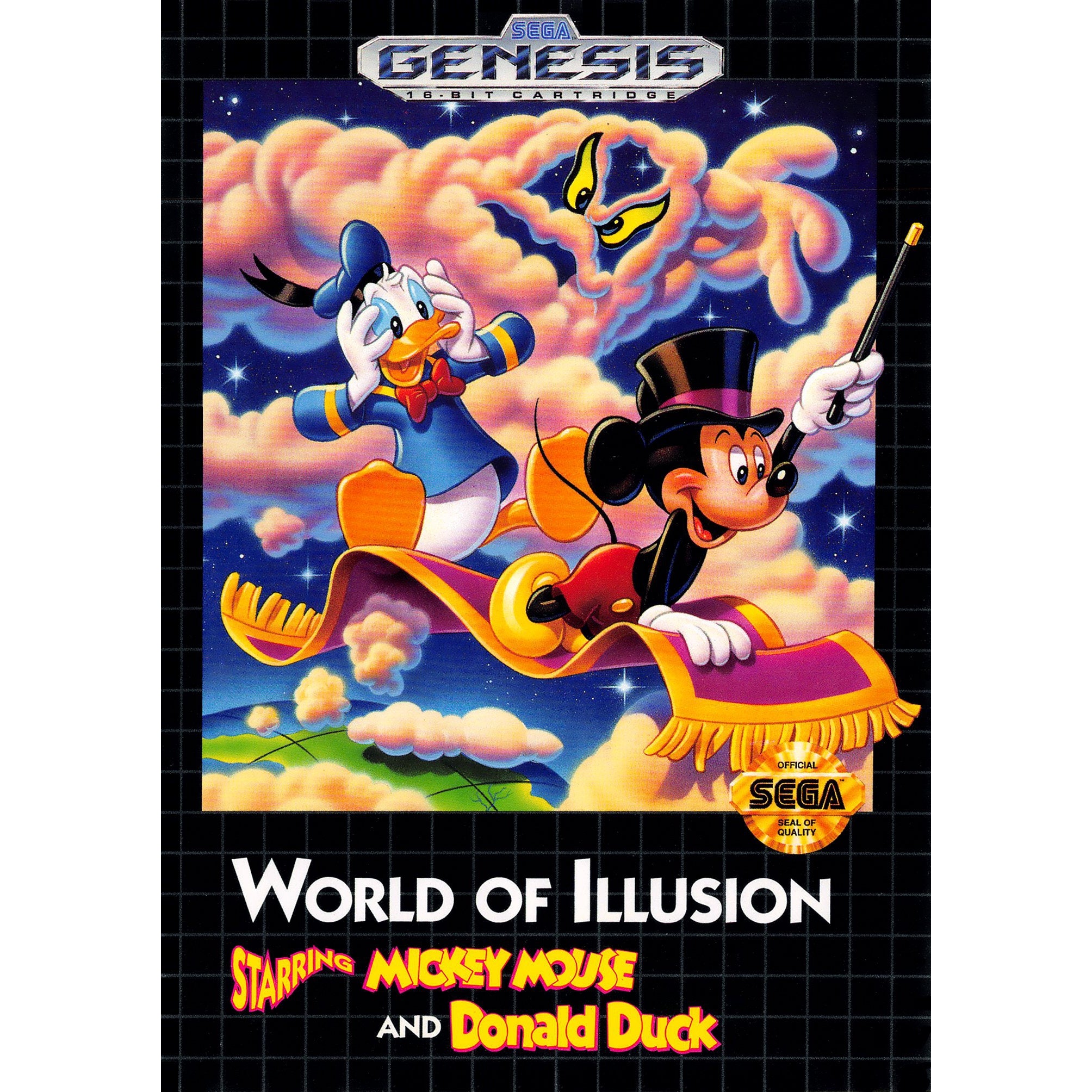 World of Illusion starring Mickey Mouse and Donald Duck. Duck Sega. World of Illusion Sega.