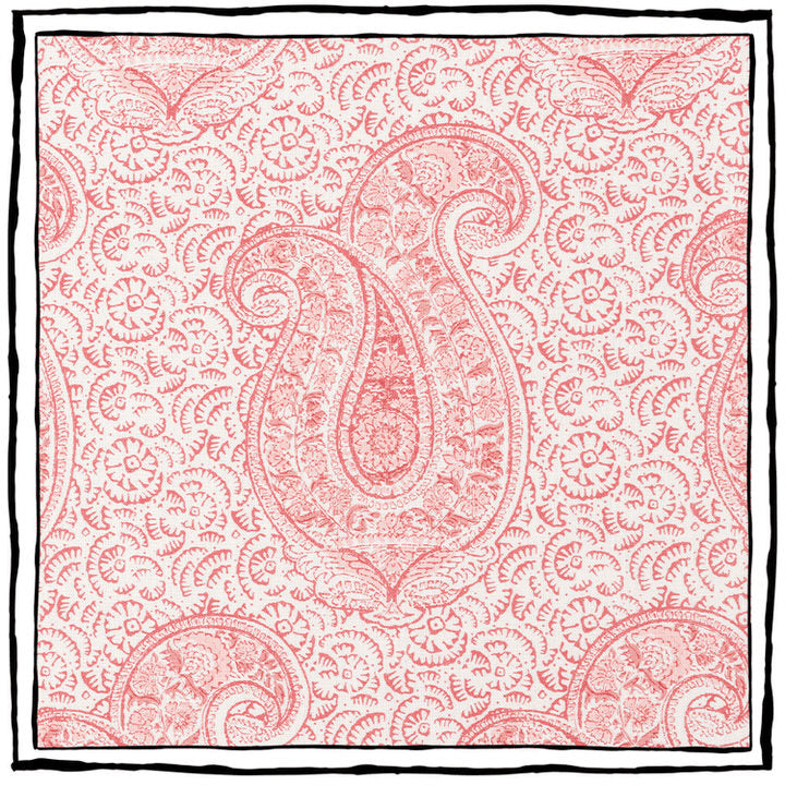 Image of Jaipur Paisley - Coral & Salmon (Memo)